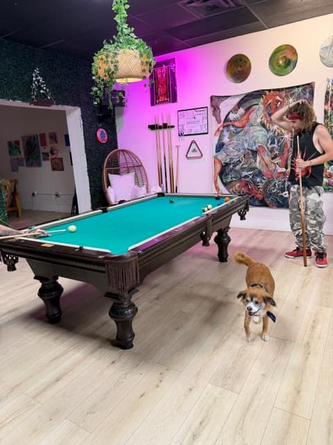 Pool table room