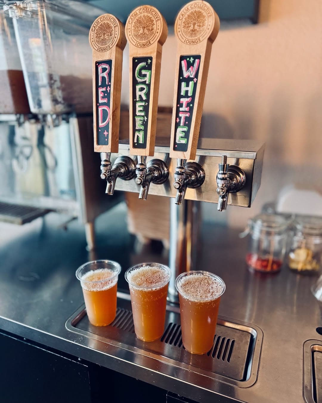 Kava on tap — Red, Green, and White